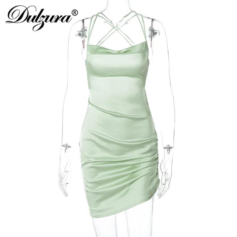 vestido feminino Luminique Satin Dress - Zephora